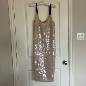 Zara textured midi dress